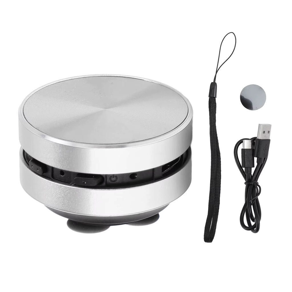 Small Speaker FM Radio Built in Mic Bluetooth Bone Conduction Speaker Large Volume Stereo Aluminum Alloy Rechargeable for Car