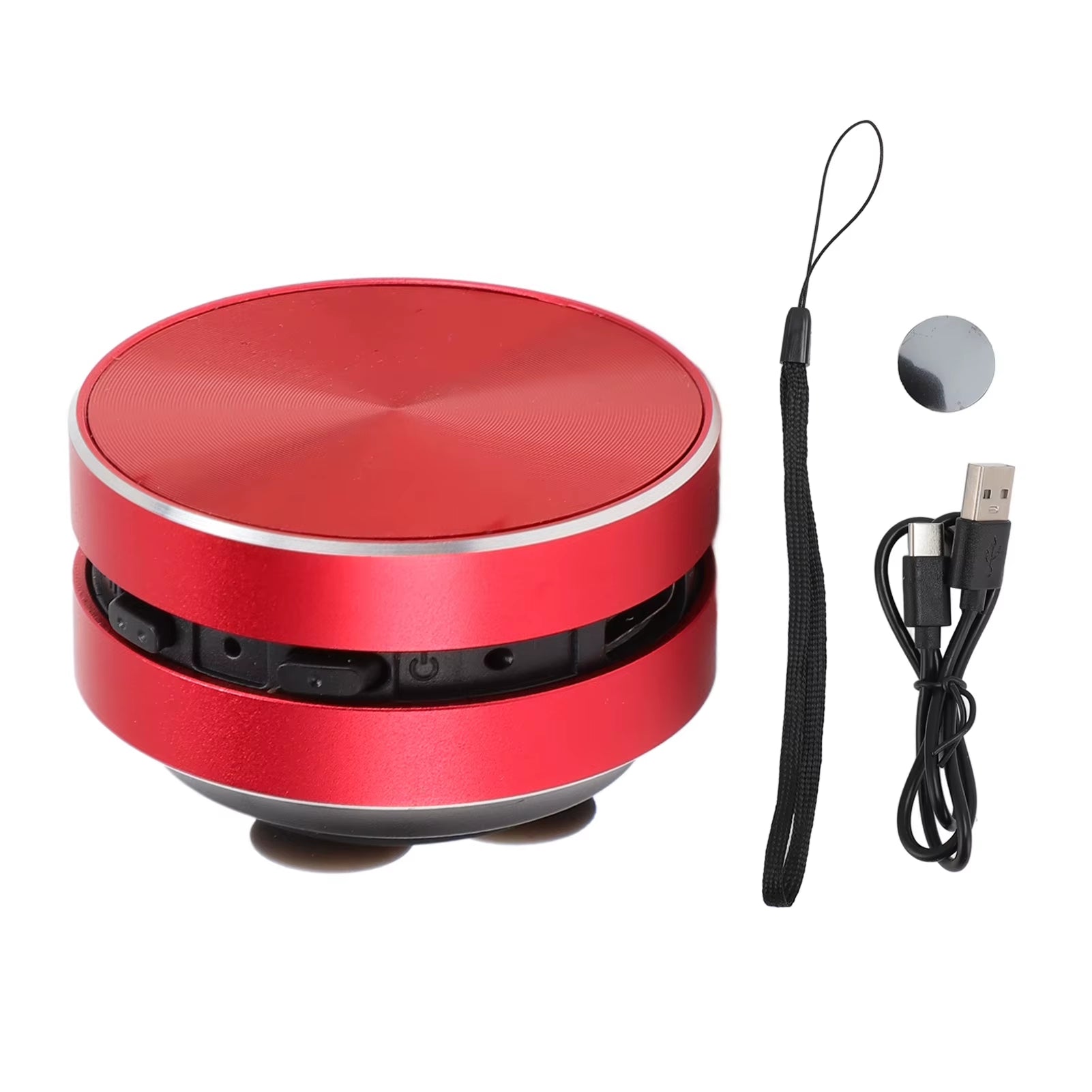 Small Speaker FM Radio Built in Mic Bluetooth Bone Conduction Speaker Large Volume Stereo Aluminum Alloy Rechargeable for Car